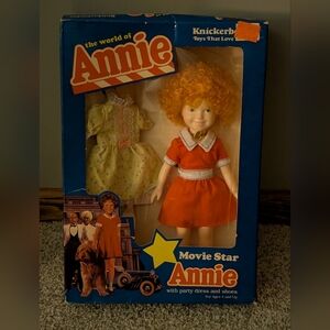 Annie Movie Star Doll with Red Dress